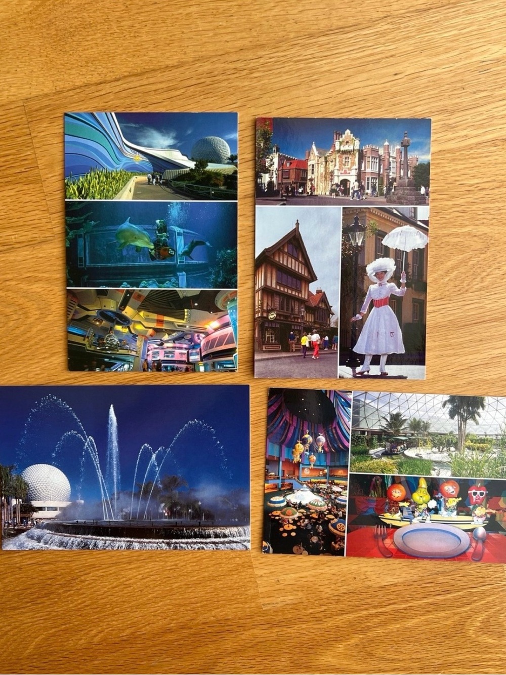 (2002) Epcot post cards